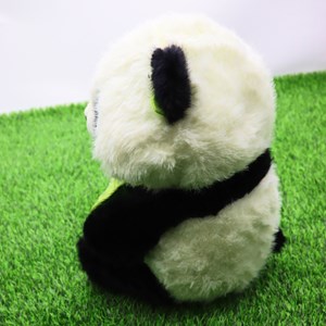 عروسک پولیشی اورجینال پاندا با پیشبند 30 سانتی_عروسک