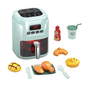 اسباب‌ بازی سرخ‌ کن هواپز موزیکال و چراغدار با لوازم جانبی مدل 1012 Air Fryer_اسباب بازی لوازم خانگی