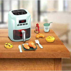 اسباب‌ بازی سرخ‌ کن هواپز موزیکال و چراغدار با لوازم جانبی مدل 1012 Air Fryer_اسباب بازی لوازم خانگی