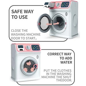 اسباب بازی ماشین لباسشویی موزیکال کد LD885_اسباب بازی لوازم خانگی