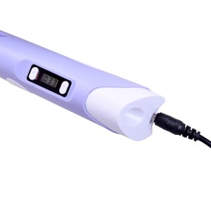 قلم طراحی سه بعدی با نمایشگر LCD و 3 عدد فیلامنت PLA رنگ بنفش_اسباب بازی علمی