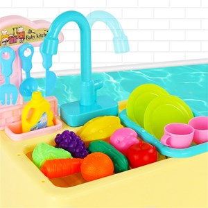 اسباب بازی سینک ظرفشویی 20 قطعه kitchen sink کد 6060_اسباب بازی لوازم خانگی