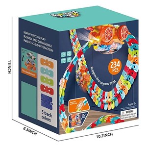 کیت ماشین بازی ریسینگ باتری خور 234 قطعه ای کد 1588_ماشین اسباب بازی