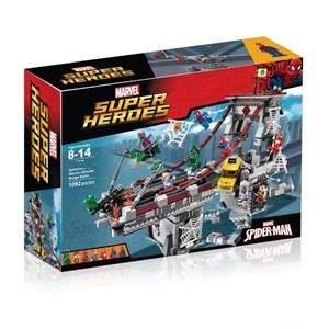 لگو مارول نبرد نهایی روی پل 1092 قطعه مدل Spider-Man 78057_لگو