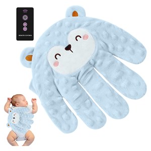 دست نوازشگر کنترلی نوزاد رنگ آبی_اسباب بازی نوزادی