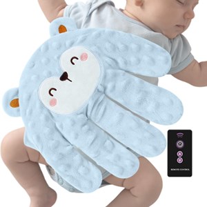 دست نوازشگر کنترلی نوزاد رنگ آبی_اسباب بازی نوزادی