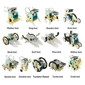 اسباب بازی ساختنی ربات خورشیدی در 13 مدل مختلف ربات SOLAR ROBAT 13 IN 1 KIT_لگو