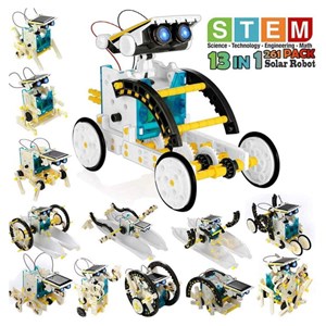 اسباب بازی ساختنی ربات خورشیدی در 13 مدل مختلف ربات SOLAR ROBAT 13 IN 1 KIT_لگو