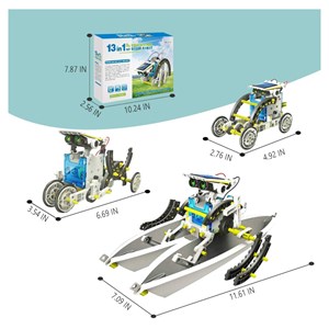 اسباب بازی ساختنی ربات خورشیدی در 13 مدل مختلف ربات SOLAR ROBAT 13 IN 1 KIT_لگو