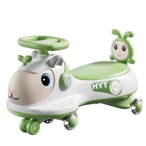 سه چرخه پلاسماکار موزیکال طرح بره (لوپ کار) سبز_دوچرخه