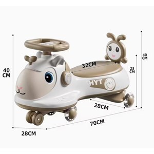 سه چرخه پلاسماکار موزیکال طرح بره (لوپ کار) سبز_دوچرخه