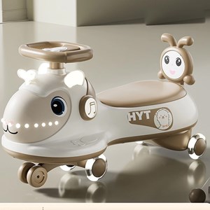 سه چرخه پلاسماکار موزیکال طرح بره (لوپ کار) قهوه ای_ دوچرخه