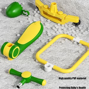 اسکوتر 3 کاره صندلی دار تاشو با 5 چرخ چراغدار و موزیکال رنگ سبز_اسکوتر