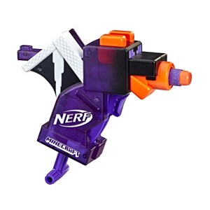 تفنگ اسباب بازی نرف Nerf با تیر اسفنجی مدل ماینکرافت Minecraft رنگ بنفش_تفنگ اسباب بازی