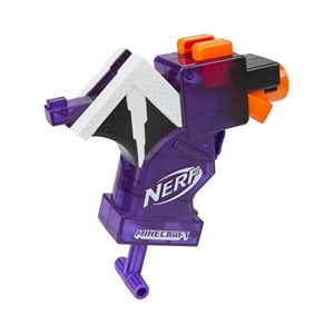 تفنگ اسباب بازی نرف Nerf با تیر اسفنجی مدل ماینکرافت Minecraft رنگ بنفش_تفنگ اسباب بازی