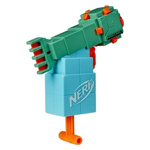 تفنگ اسباب بازی نرف Nerf با تیر اسفنجی مدل ماینکرافت Minecraft رنگ آبی_تفنگ اسباب بازی