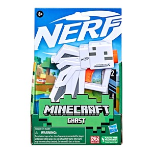 تفنگ اسباب بازی نرف Nerf با تیر اسفنجی مدل ماینکرافت Minecraft رنگ سفید_تفنگ اسباب بازی