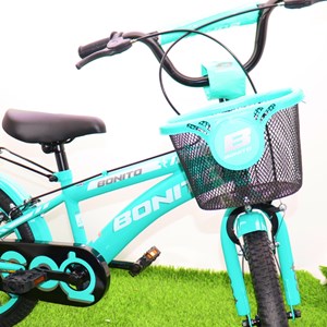 دوچرخه کودک Bonito سایز 16 مدل cool رنگ فیروزه‌ای_دوچرخه