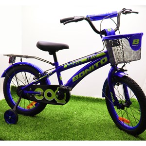 دوچرخه کودک Bonito سایز 16 مدل cool رنگ آبی_دوچرخه