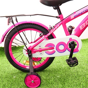 دوچرخه کودک Bonito سایز 16 مدل cool رنگ صورتی_دوچرخه