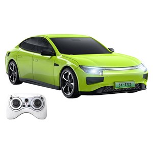 ماشین کنترلی E7 موزیکال و چراغدار با ایستگاه شارژ کد 003-725 رنگ سبز_ماشین کنترلی