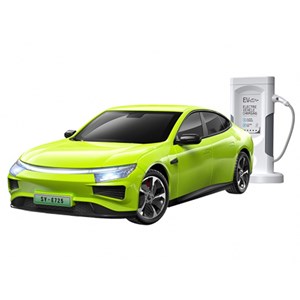 ماشین کنترلی E7 موزیکال و چراغدار با ایستگاه شارژ کد 003-725 رنگ سبز_ماشین کنترلی