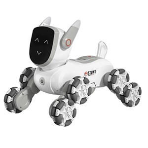 ربات اسباب بازی سگ کنترلی هوشمند با هشت‌ چرخ و چرخش 360 درجه_ربات اسباب بازی