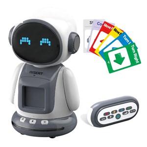 ربات اسباب بازی هوشمند آموزشی 72 کارته با ضبط و پخش صدا_ربات اسباب بازی