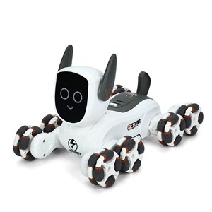 ربات اسباب بازی سگ کنترلی هوشمند با هشت‌ چرخ و چرخش 360 درجه مدل JJRC Q193_ربات اسباب بازی