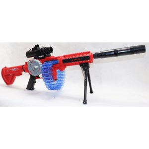 تفنگ اسباب بازی رگباری شارژی تیر اسفنجی همراه با دوربین_تفنگ اسباب بازی