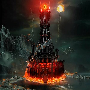 لگو برج تاریکی (باراد دور) ارباب حلقه ها 5471 قطعه مدل Barad-dûr - Fortress Building 66333_لگو