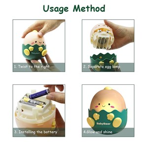 چراغ خواب موزیکال کودک طرح دایناسور_اتاق کودک