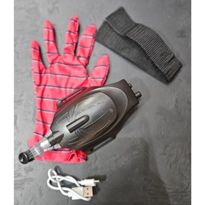 دستکش اسپایدرمن شارژی تار پرتاب کن همراه با لیزر (مرد عنکبوتی)_تفنگ اسباب بازی