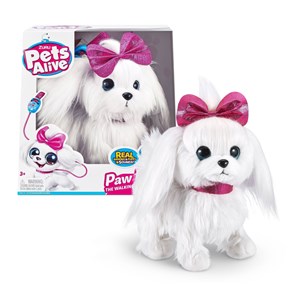 عروسک رباتیک لیل پاپای هاپو مدل Zuru - Pets Alive - Lil Paw Paw The Walking Puppy_ربات اسباب بازی