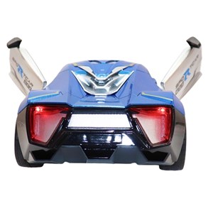 ماشین کنترلی شارژی اسپرت مقیاس 1:10 چراغدار رنگ آبی کد 0855_ماشین کنترلی