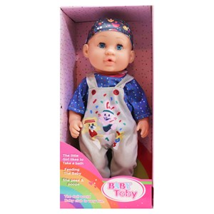 عروسک نوزاد بیبی توبی موزیکال 6 کاره مدل baby toby baby 6 fumctions_عروسک