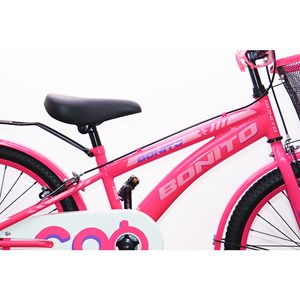 دوچرخه کودک Bonito سایز 20 مدل cool رنگ صورتی_دوچرخه
