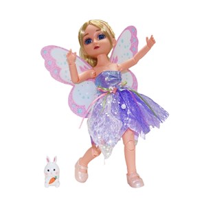 عروسک باربی تمام مفصلی 30 سانتی با لباس فرشته کد 161_عروسک