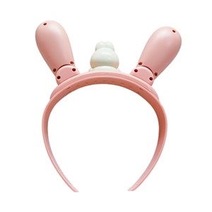 تل سر خرگوشی شارژی موزیکال چراغدار با گوش‌ های متحرک مدل 85039_کیف و اکسسوری