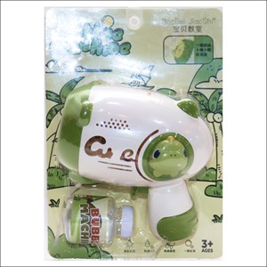 تفنگ اسباب بازی حباب ساز چراغ دار طرح دایناسور مدل 735_تفنگ اسباب بازی