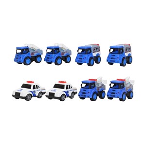 ماشین های اسباب بازی پلیس مجموعه 8 عددی مدل POLICE 168_ماشین اسباب بازی