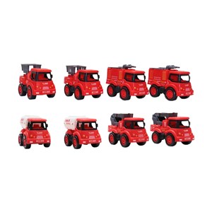 ماشین های اسباب بازی آتش نشانی مجموعه 8 عددی مدل FIRE TRUCK 168_ماشین اسباب بازی
