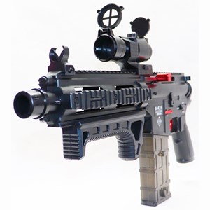 تفنگ اسباب بازی تک تیرانداز پوکه پران تیر اسفنجی با دوربین مدل M416 D018_تفنگ اسباب بازی