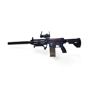 تفنگ اسباب بازی تک تیرانداز پوکه پران تیر اسفنجی با دوربین مدل M416 D018_تفنگ اسباب بازی