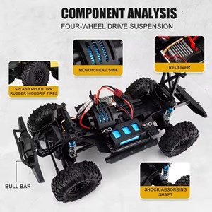 ماشین کنترلی شارژی جیپ آفرود مقیاس 1:10 HB Toys مدل ZP1005_ماشین کنترلی