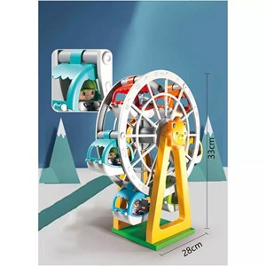 لگو دوپلو دو حالته شهربازی و چرخ و فلک 182 قطعه مدل LXA919_لگو