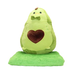 عروسک پولیشی اورجینال آووکادو سبز پتو دار_عروسک