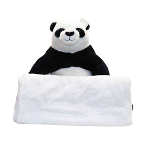 عروسک پولیشی اورجینال پاندای پتو دار_عروسک