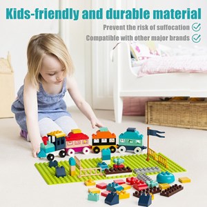 لگو دوپلو شهربازی همراه با قطار 307 قطعه مدل LXA921_لگو