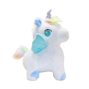 عروسک پولیشی اورجینال اسب تک شاخ 30 سانتی_عروسک